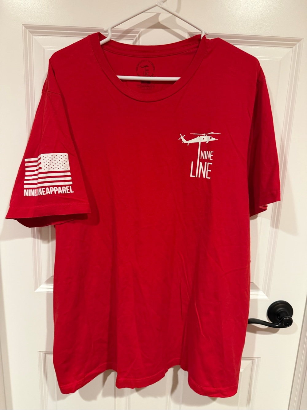 Nine Line R.E.D. Remember Everyone Deployed Graphic Tee Red Mens 2XL